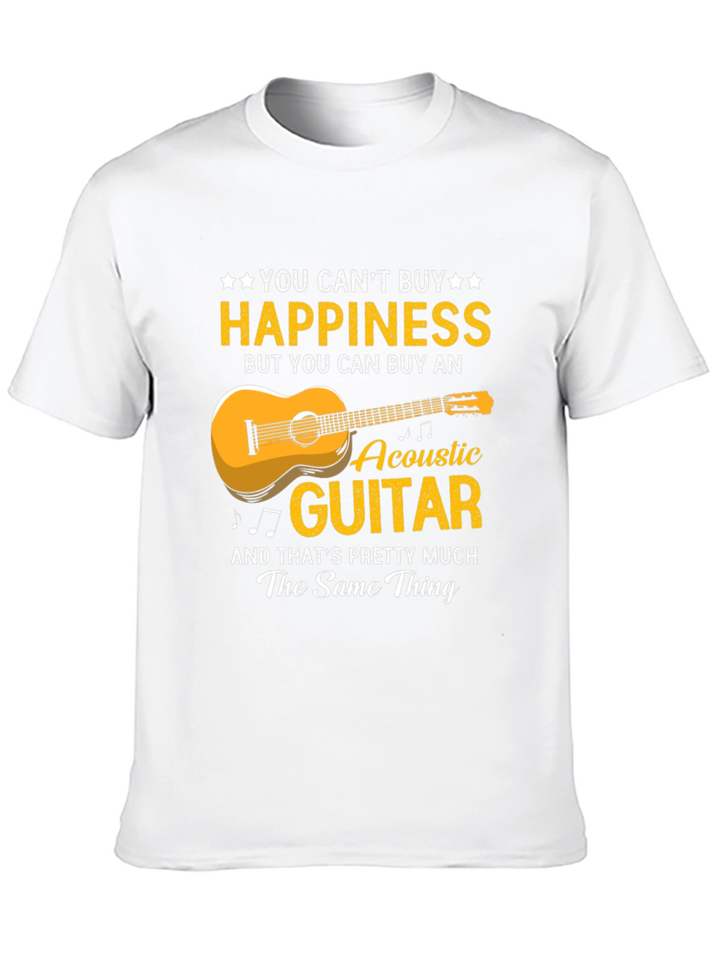 Happiness Acoustic Guitar T-Shirt