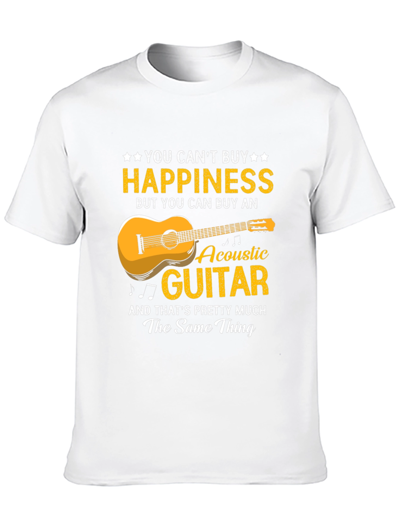 Happiness Acoustic Guitar T-Shirt