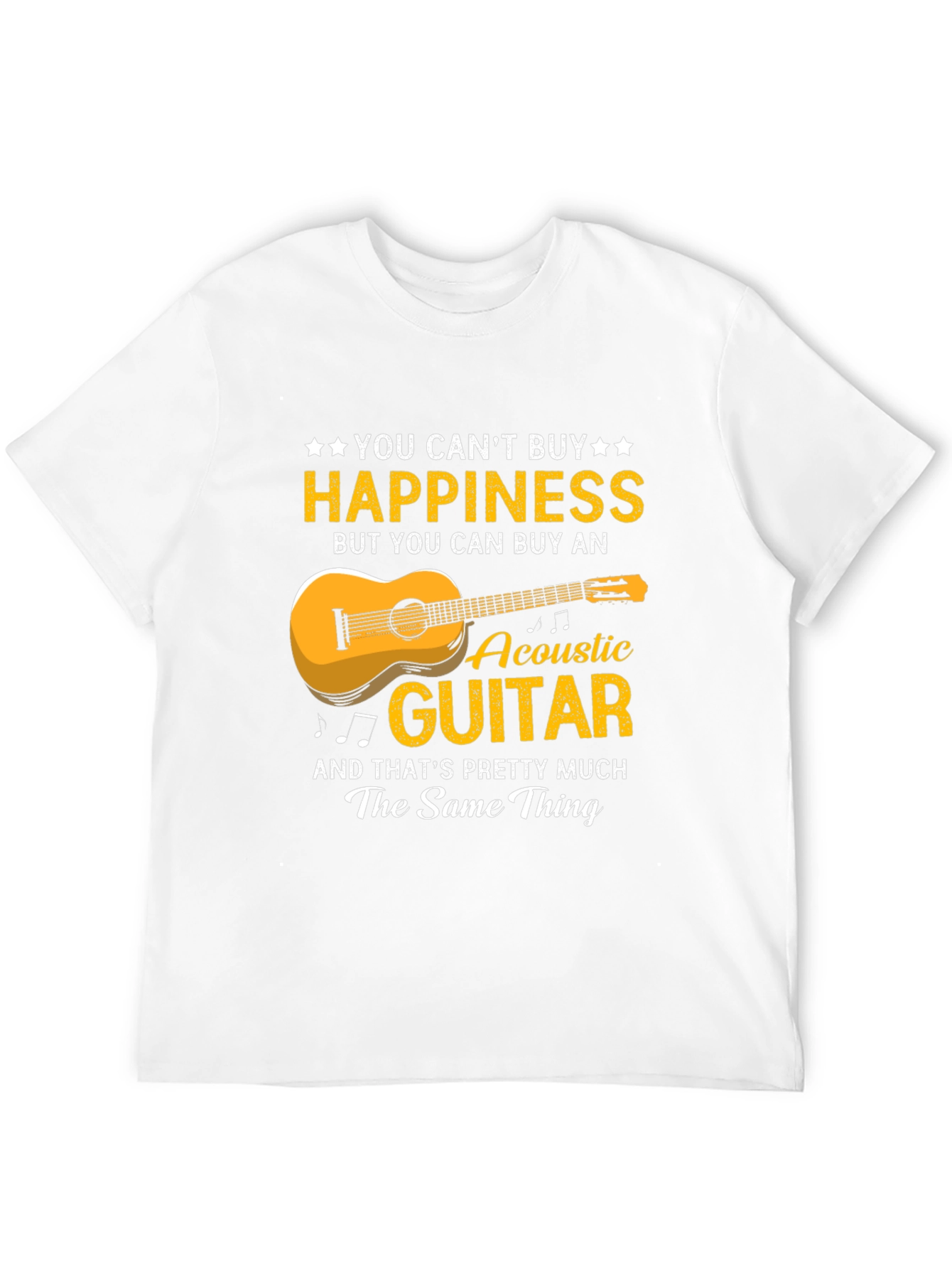 Happiness Acoustic Guitar T-Shirt