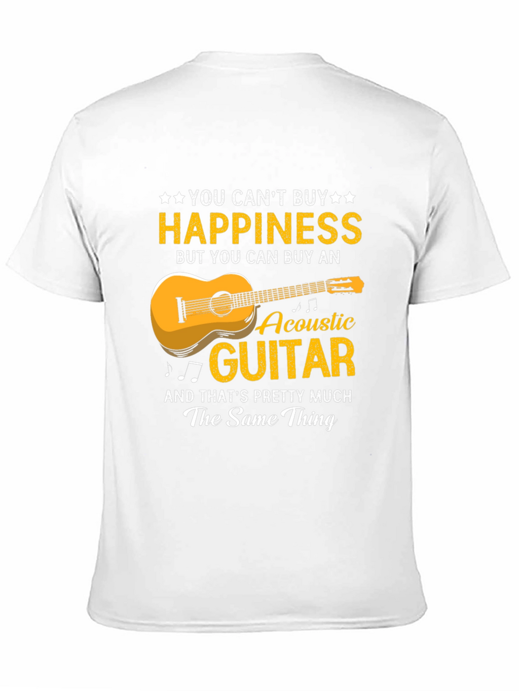 Happiness Acoustic Guitar T-Shirt