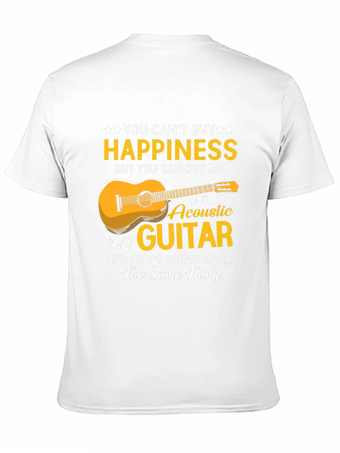 Happiness Acoustic Guitar T-Shirt