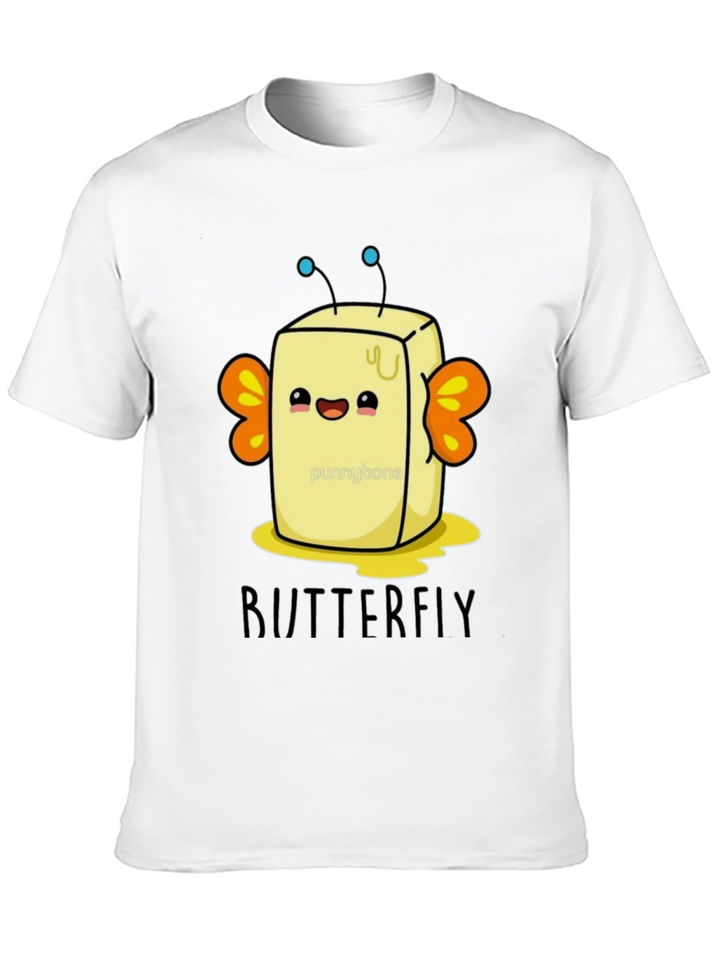 ButterFLY Pun T-Shirt - Funny Food Lover Tee