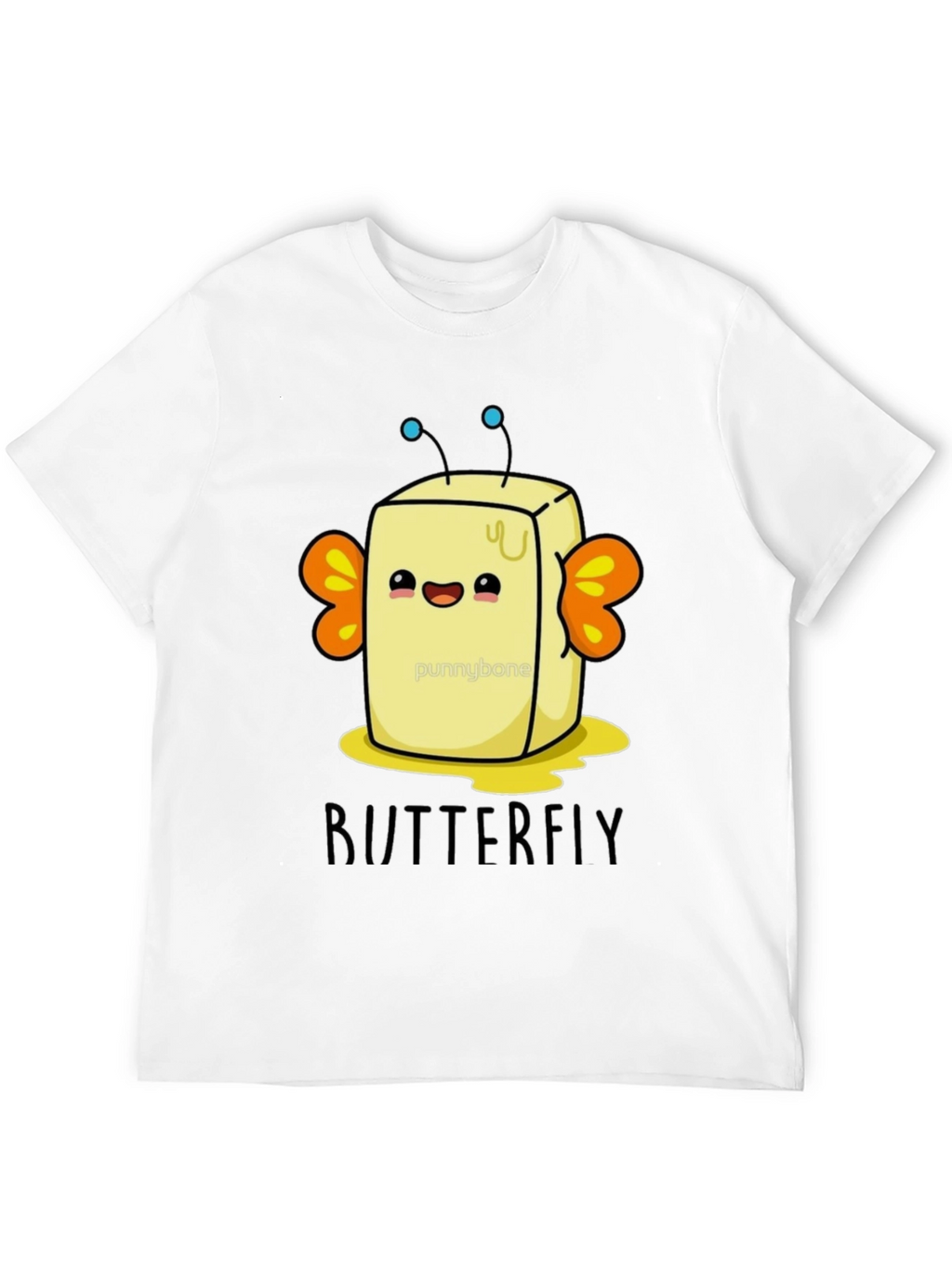 ButterFLY Pun T-Shirt - Funny Food Lover Tee