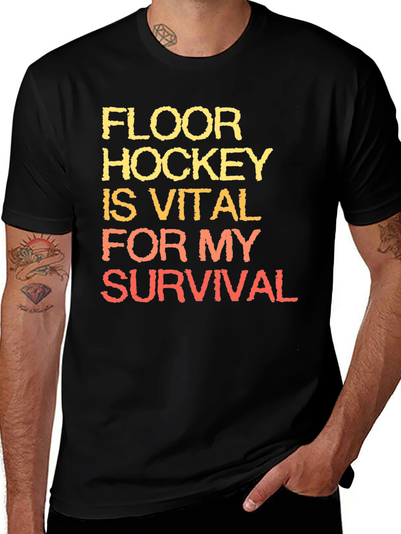 Floor Hockey Survival T-Shirt