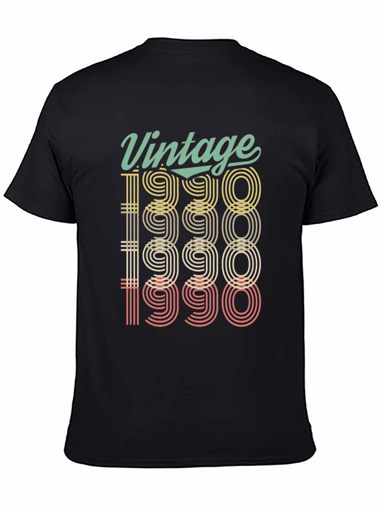 Vintage 1990 Graphic Tee - Retro Birthday Gift