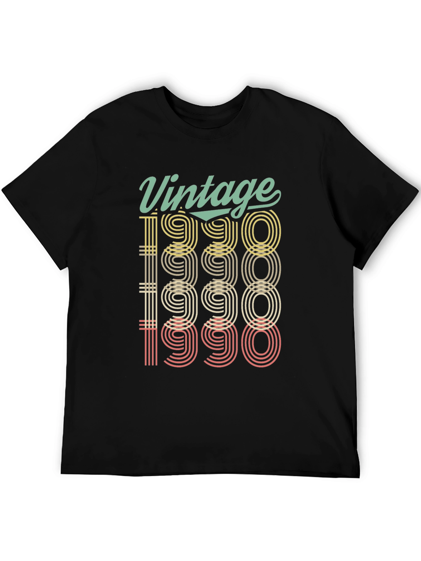 Vintage 1990 Graphic Tee - Retro Birthday Gift