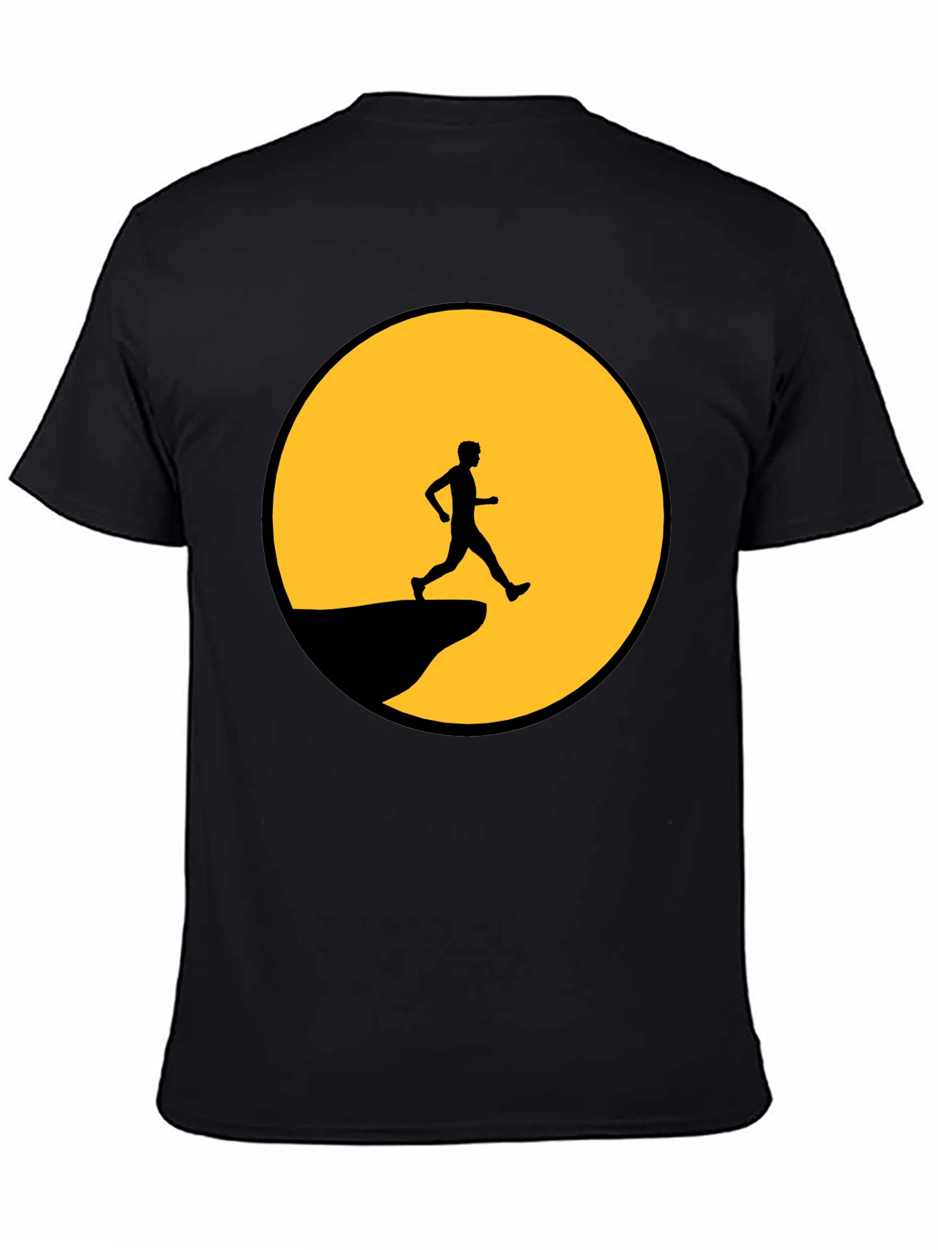 Man on the Moon Graphic Tee - Black