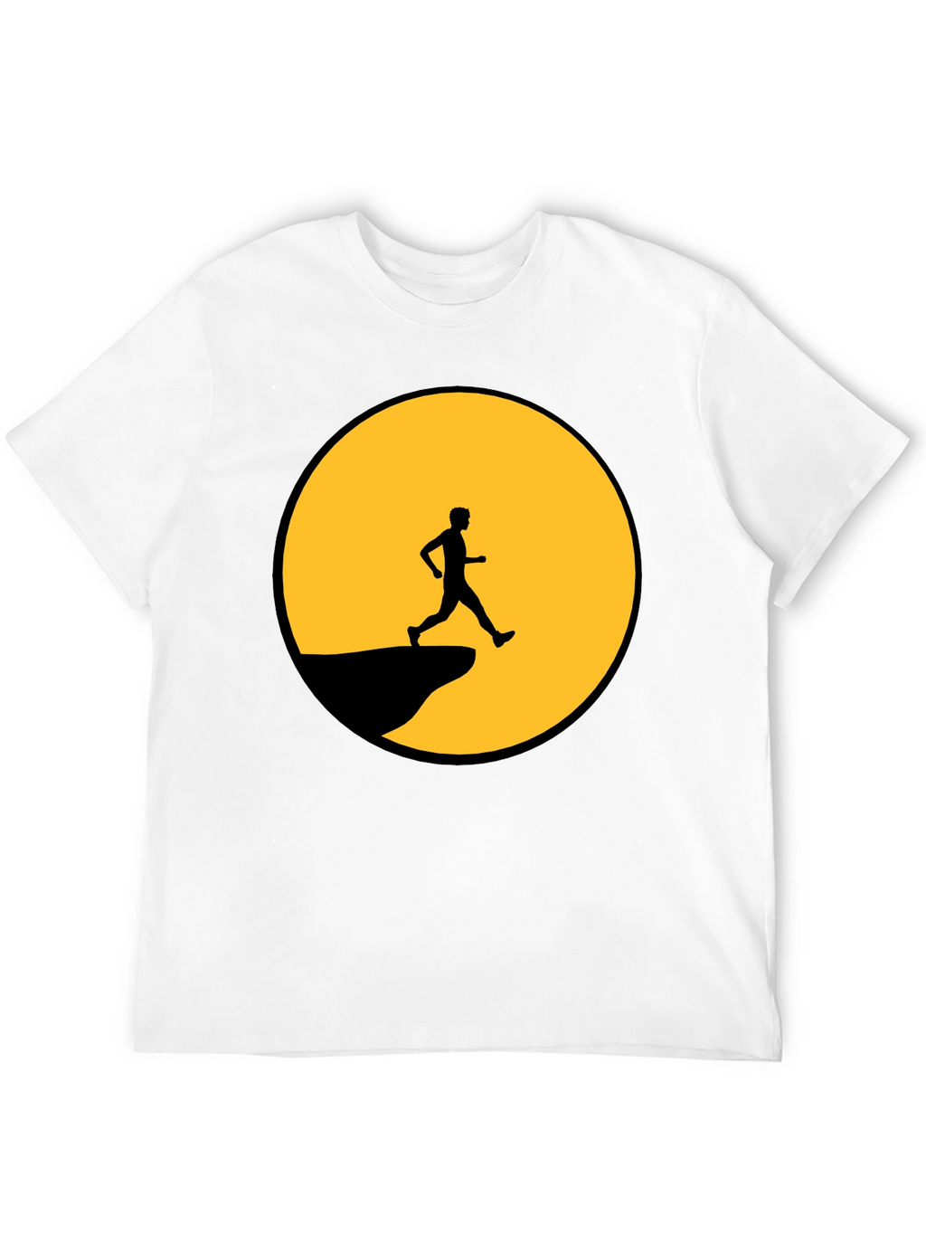 Man on the Moon Graphic Tee - Black