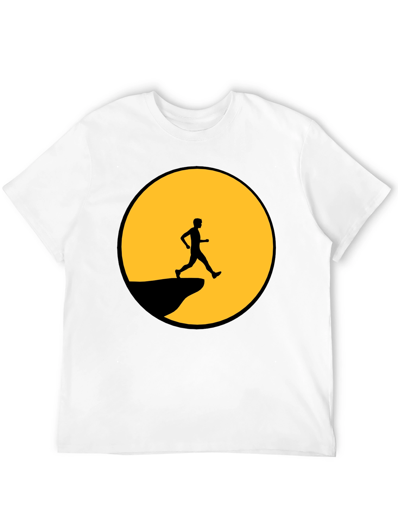 Man on the Moon Graphic Tee - Black