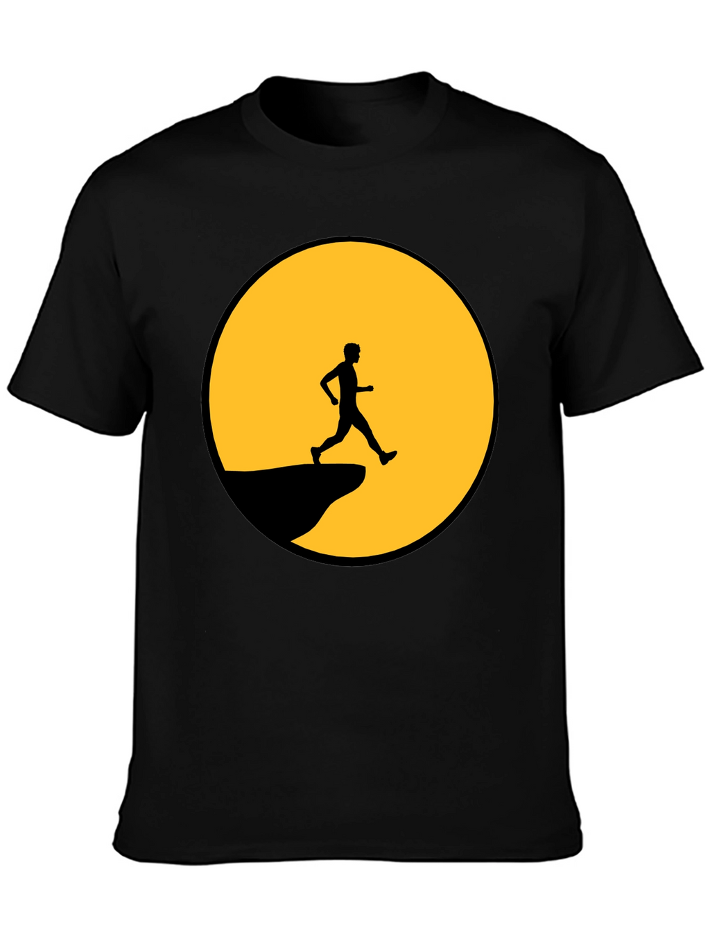 Man on the Moon Graphic Tee - Black