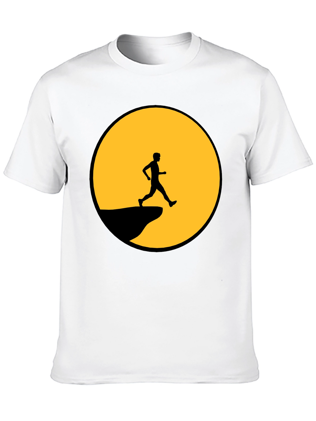 Man on the Moon Graphic Tee - Black