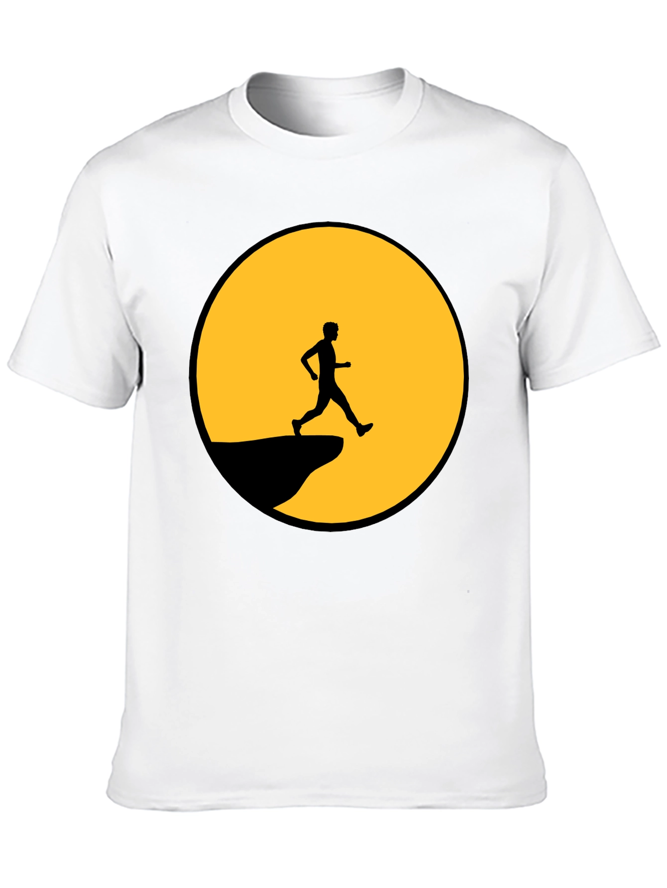 Man on the Moon Graphic Tee - Black