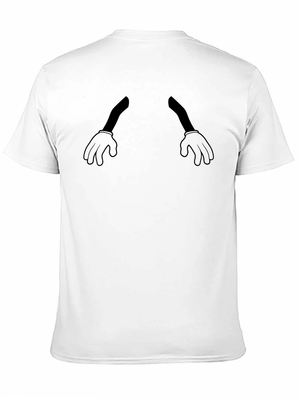 Cartoon Hand T-Shirt - Black Graphic Tee