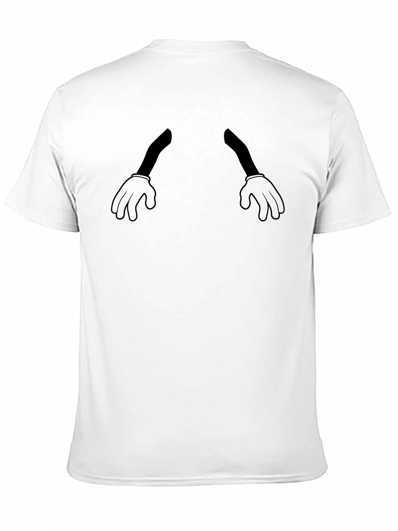 Cartoon Hand T-Shirt - Black Graphic Tee