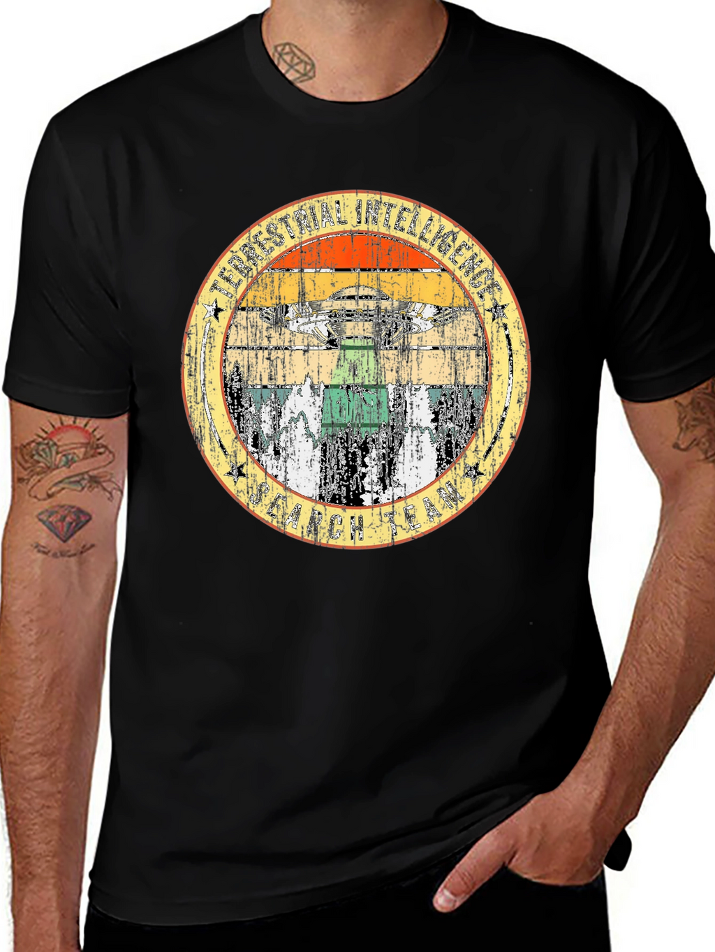Retro Extraterrestrial Intelligence T-Shirt