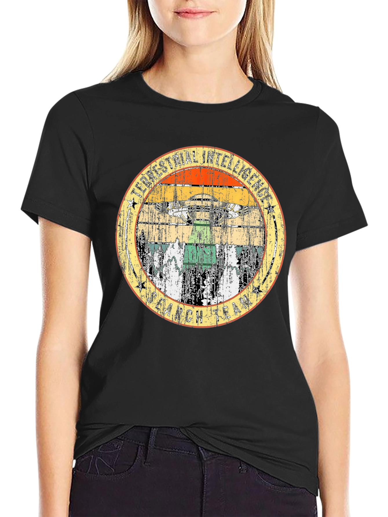 Retro Extraterrestrial Intelligence T-Shirt