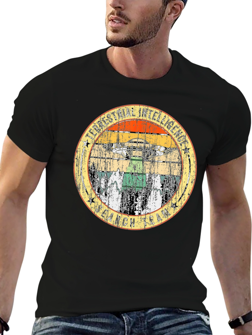 Retro Extraterrestrial Intelligence T-Shirt
