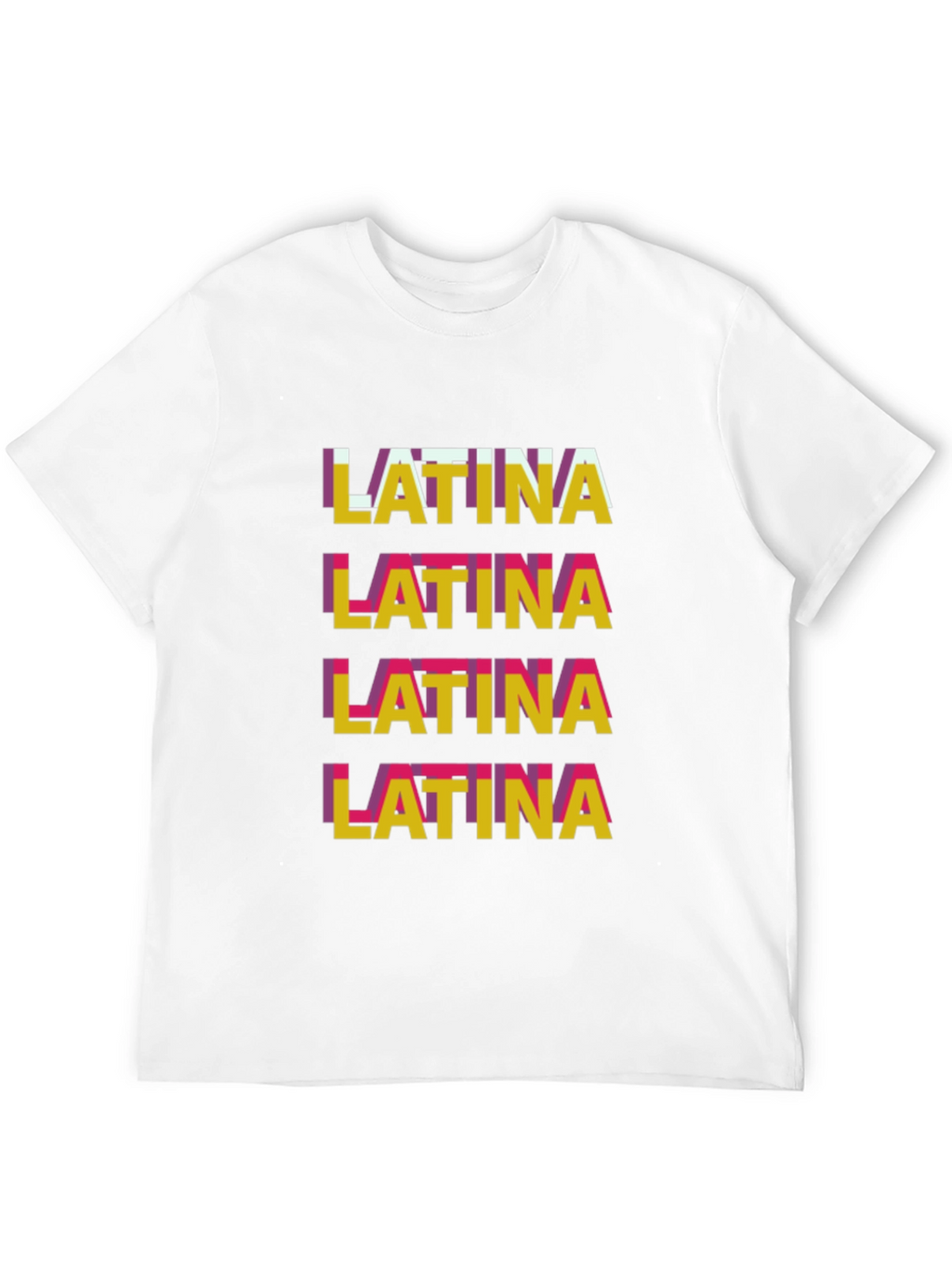 Latina Graphic Tee - Stylish Word Art T-Shirt