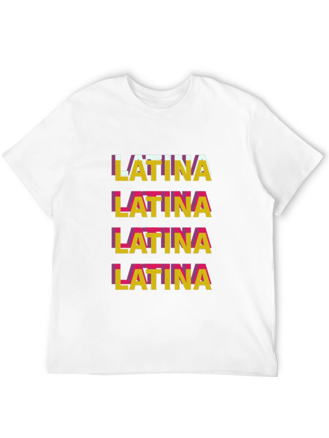 Latina Graphic Tee - Stylish Word Art T-Shirt