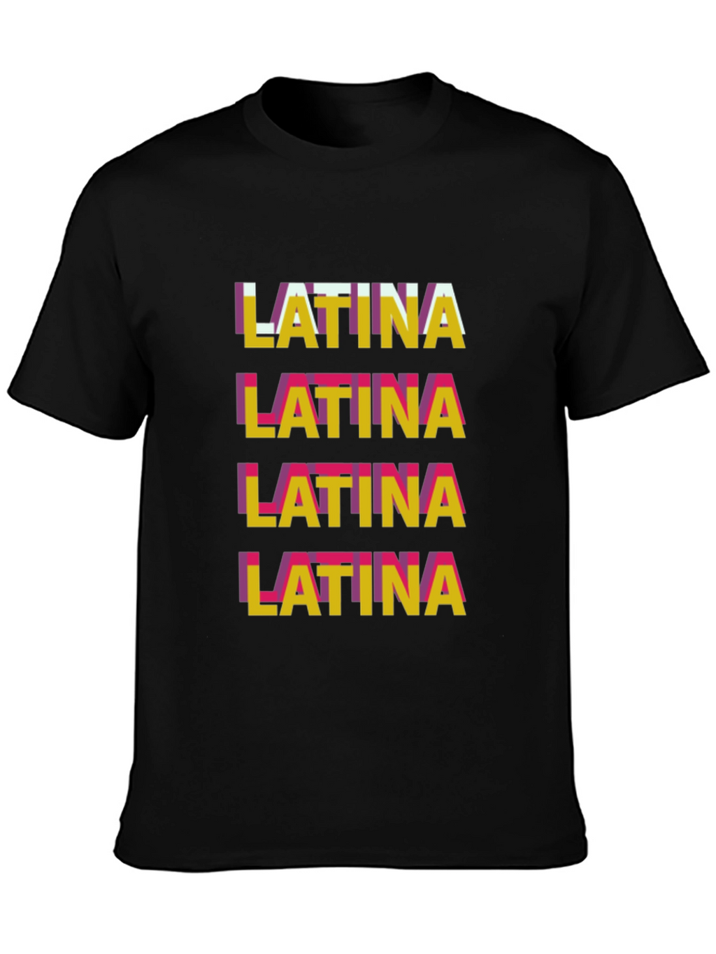 Latina Graphic Tee - Stylish Word Art T-Shirt