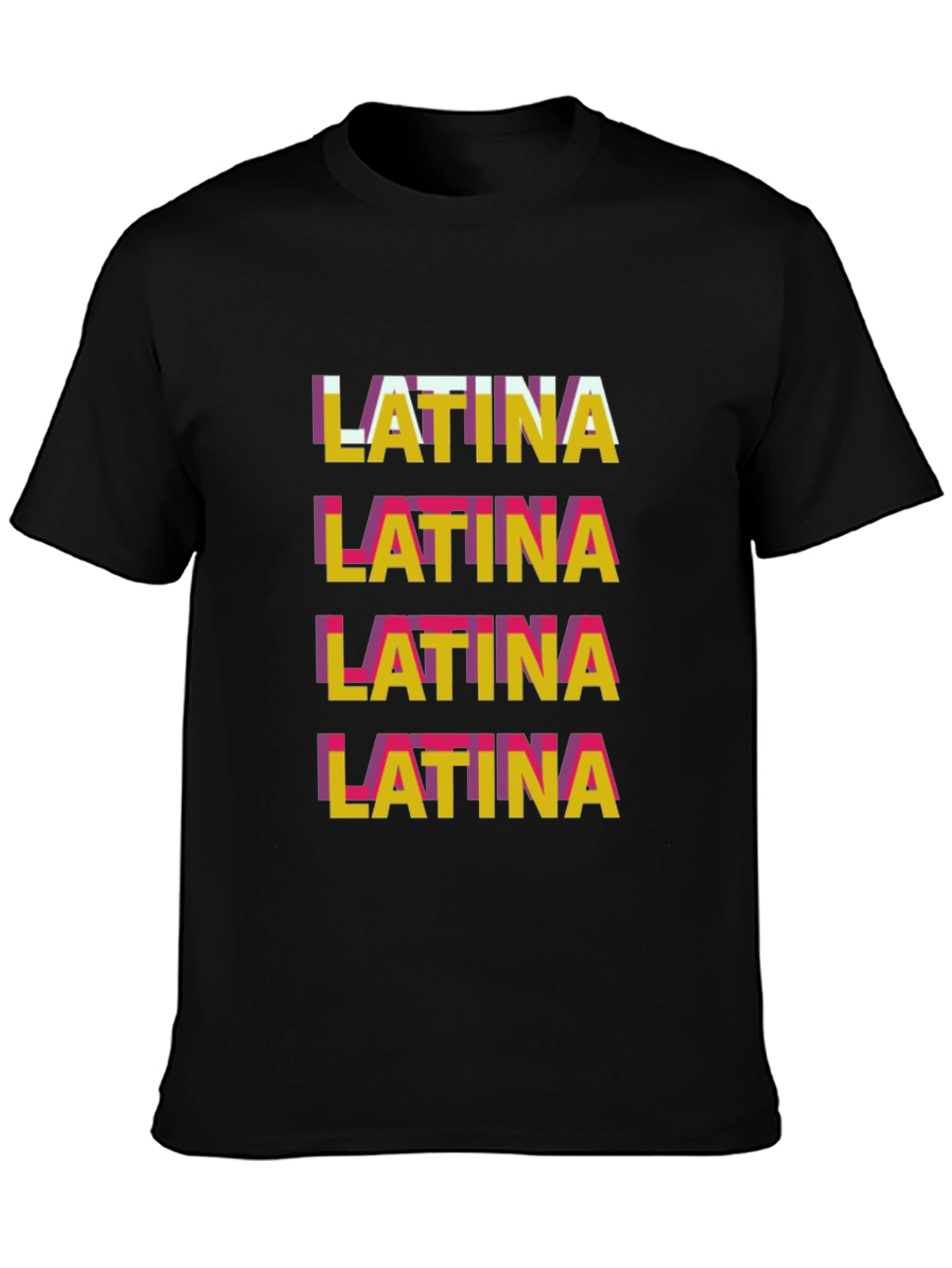 Latina Graphic Tee - Stylish Word Art T-Shirt