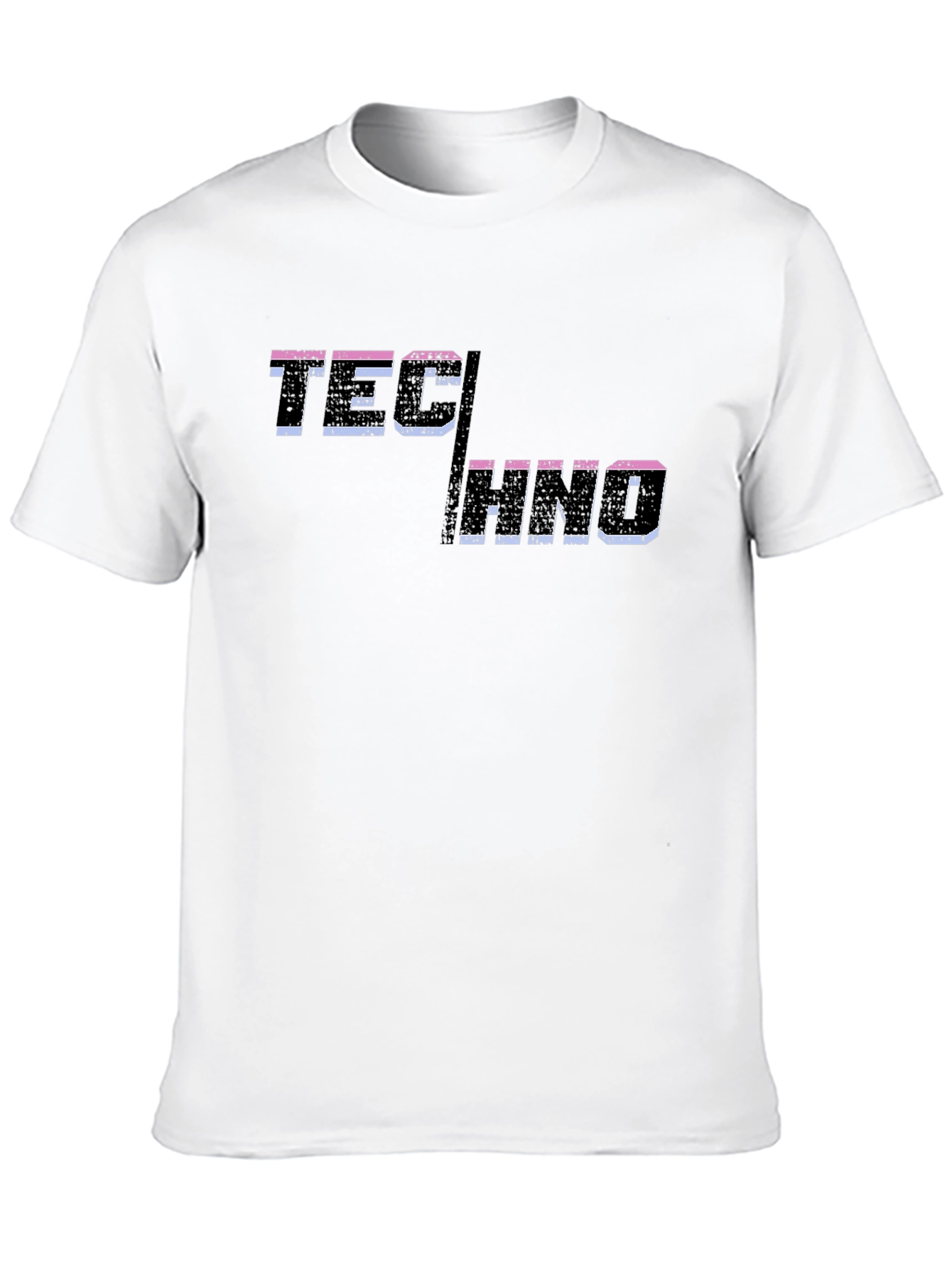 Techno Graphic T-Shirt - Black