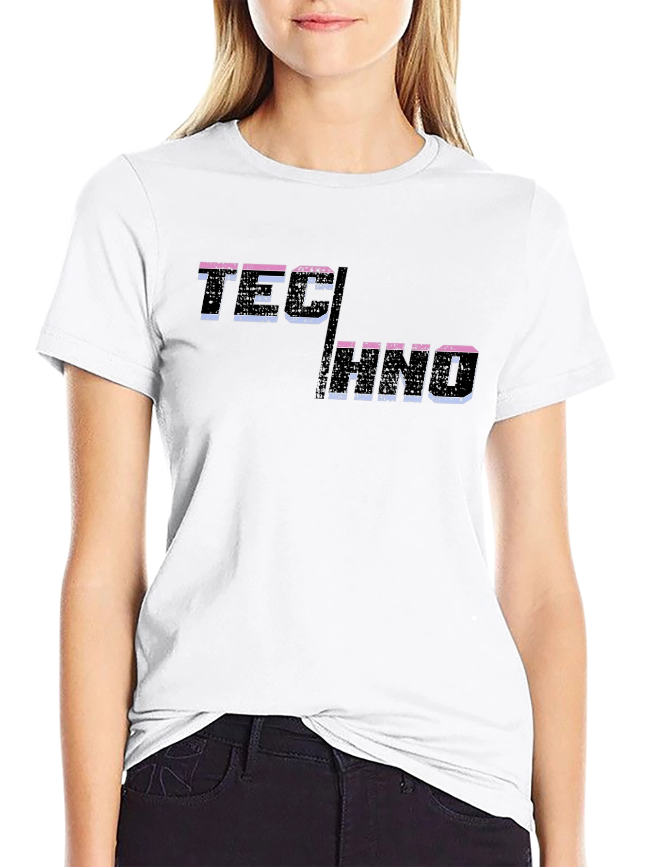 Techno Graphic T-Shirt - Black