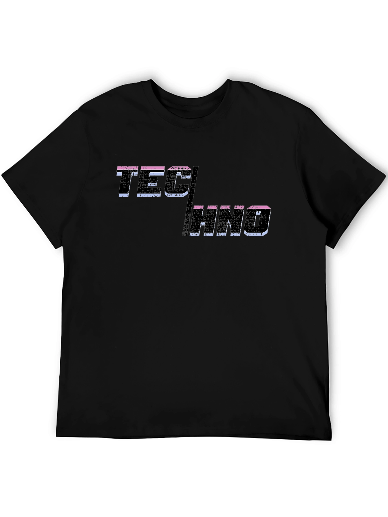 Techno Graphic T-Shirt - Black