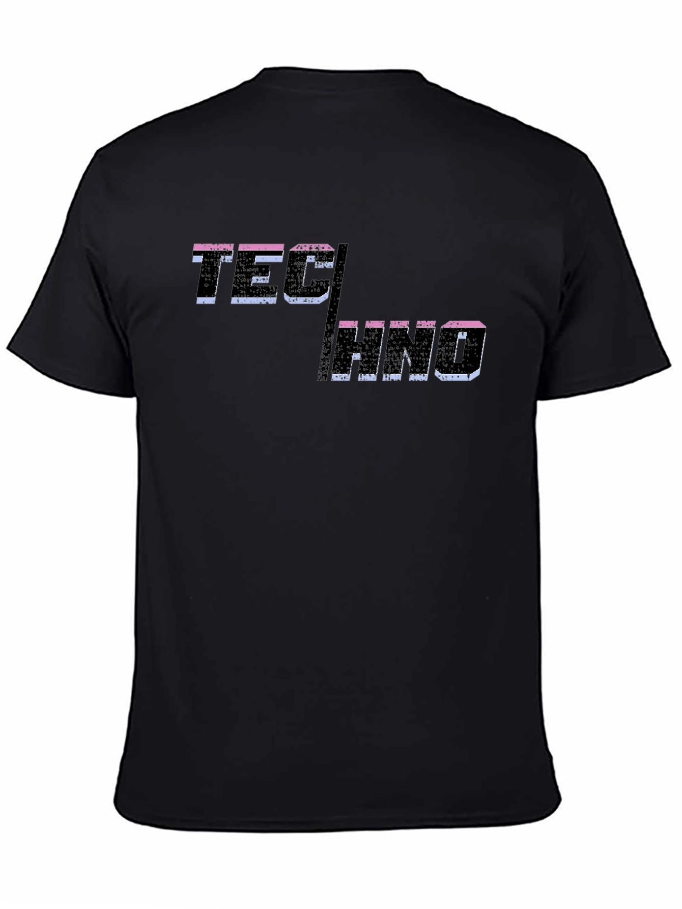 Techno Graphic T-Shirt - Black