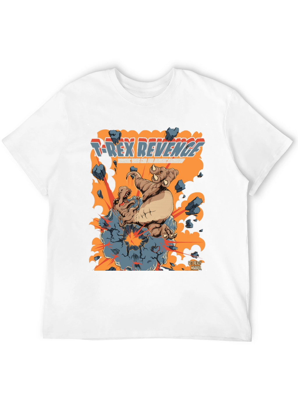 T-Rex Revenge Graphic T-Shirt Jurassic Dinosaur Tee
