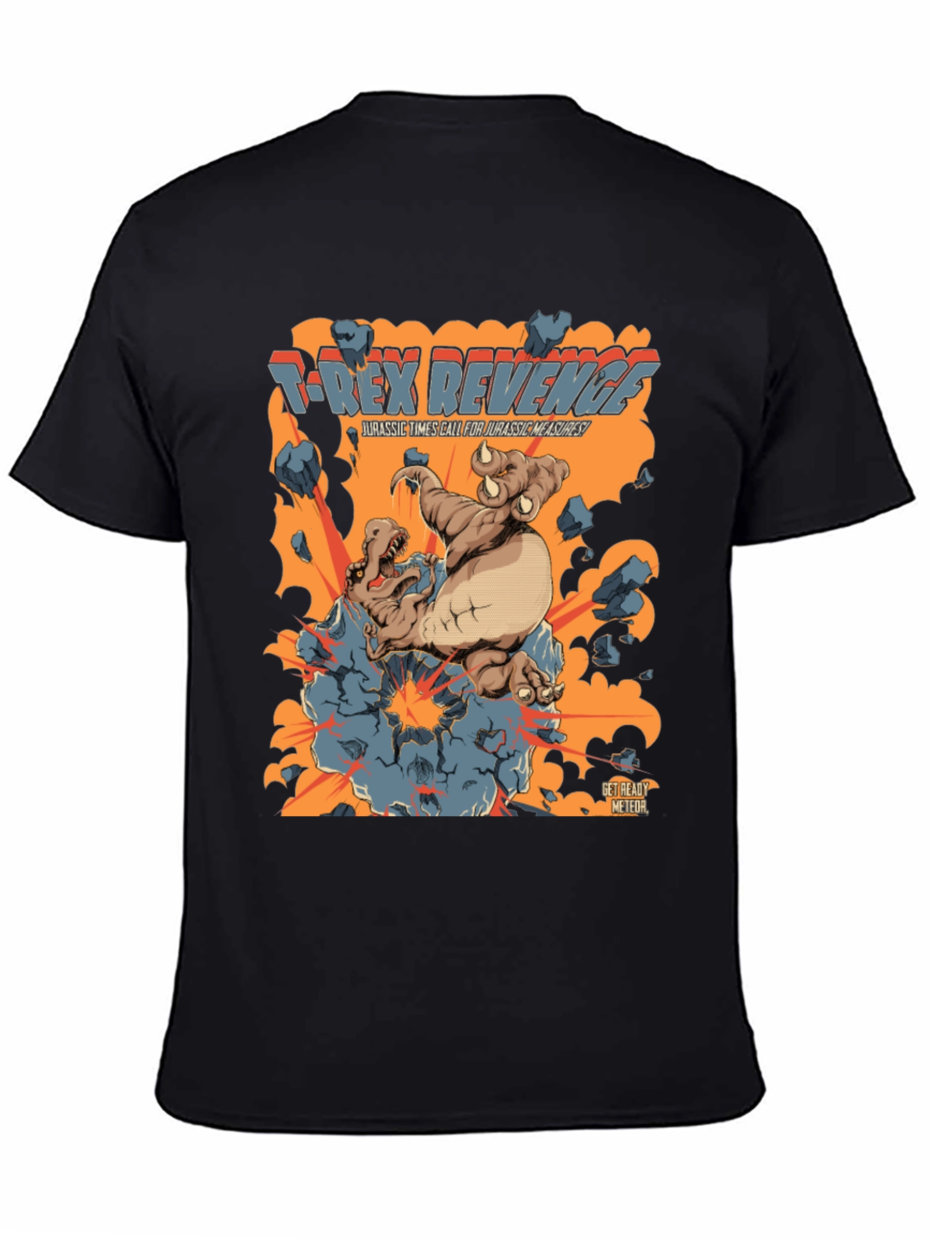 T-Rex Revenge Graphic T-Shirt Jurassic Dinosaur Tee