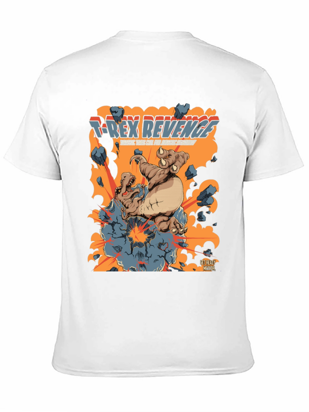 T-Rex Revenge Graphic T-Shirt Jurassic Dinosaur Tee