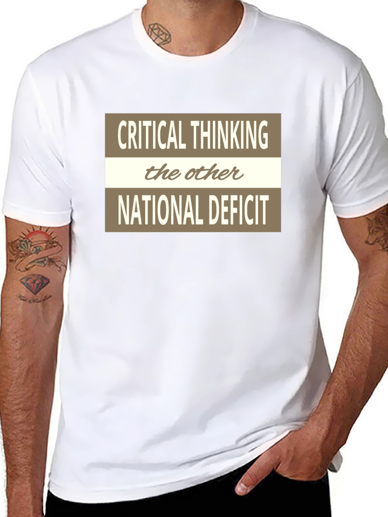 Critical Thinking National Deficit Graphic Tee