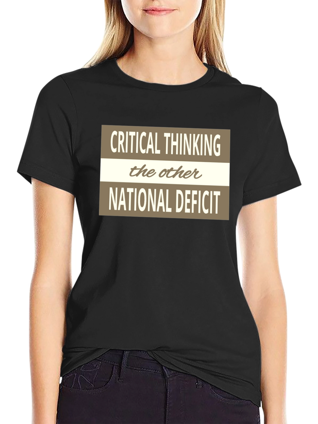 Critical Thinking National Deficit Graphic Tee