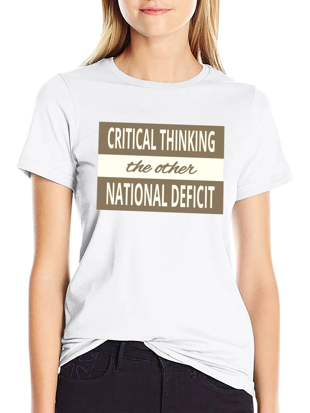 Critical Thinking National Deficit Graphic Tee