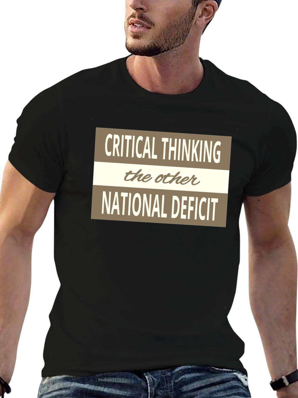 Critical Thinking National Deficit Graphic Tee