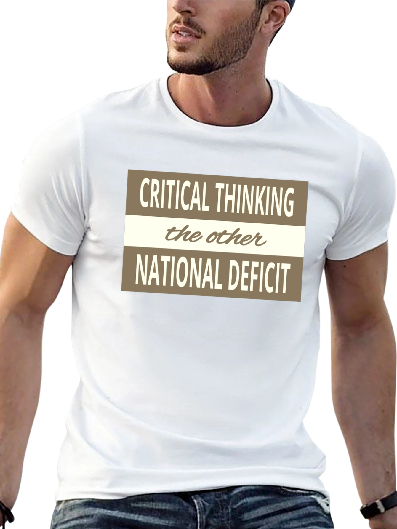Critical Thinking National Deficit Graphic Tee