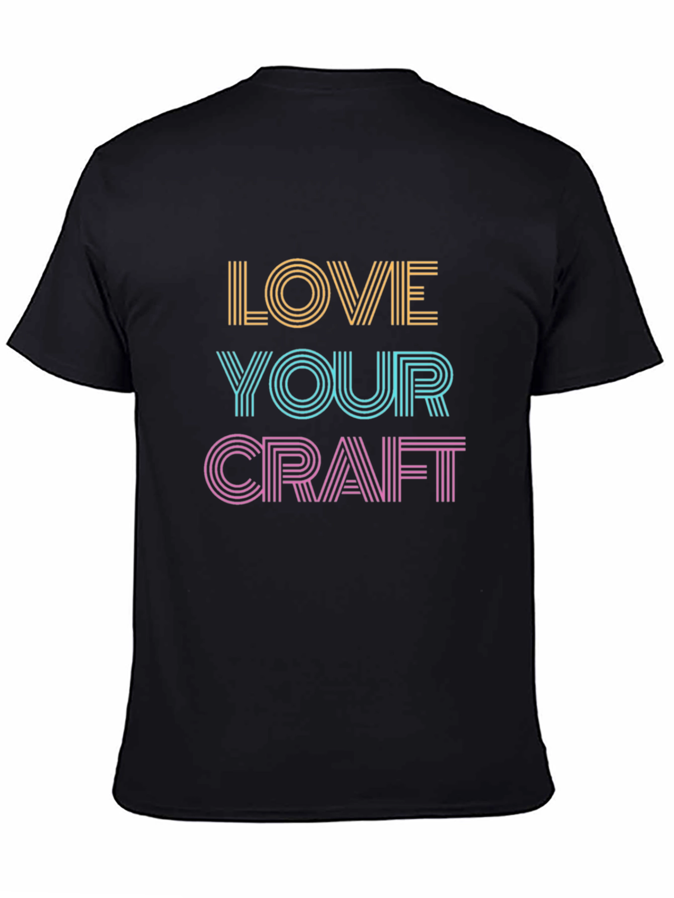 Love Your Craft Graphic T-Shirt - Black Tee