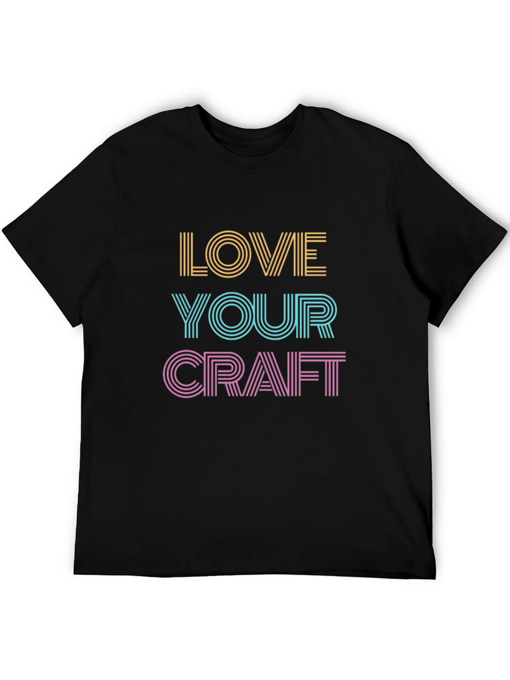 Love Your Craft Graphic T-Shirt - Black Tee