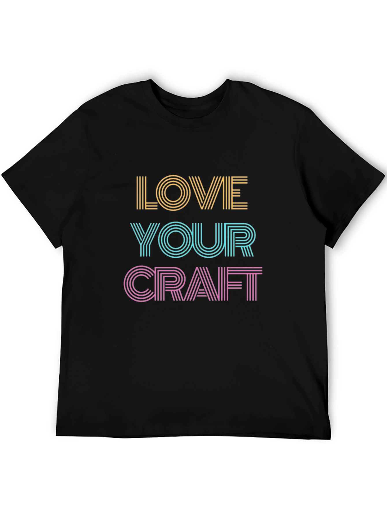 Love Your Craft Graphic T-Shirt - Black Tee