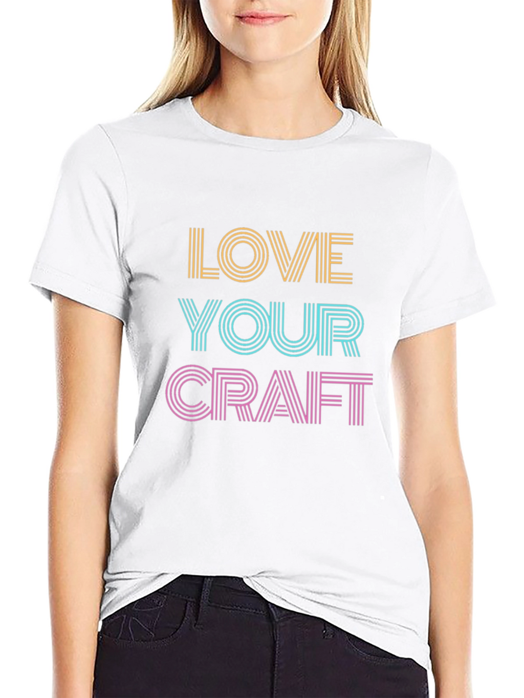 Love Your Craft Graphic T-Shirt - Black Tee