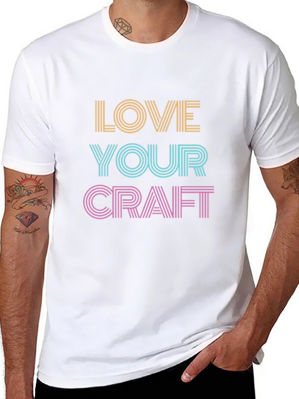 Love Your Craft Graphic T-Shirt - Black Tee