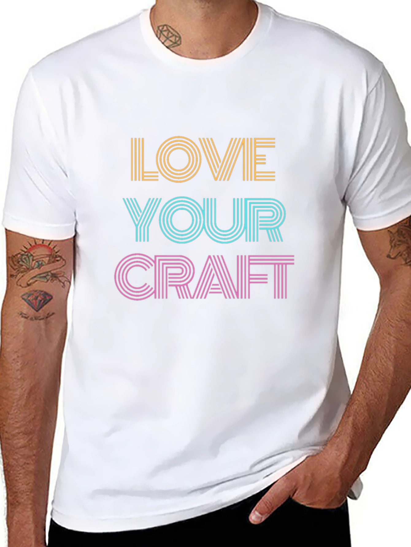 Love Your Craft Graphic T-Shirt - Black Tee