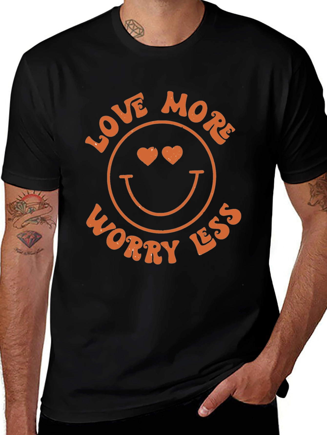Love More Worry Less Graphic Tee
