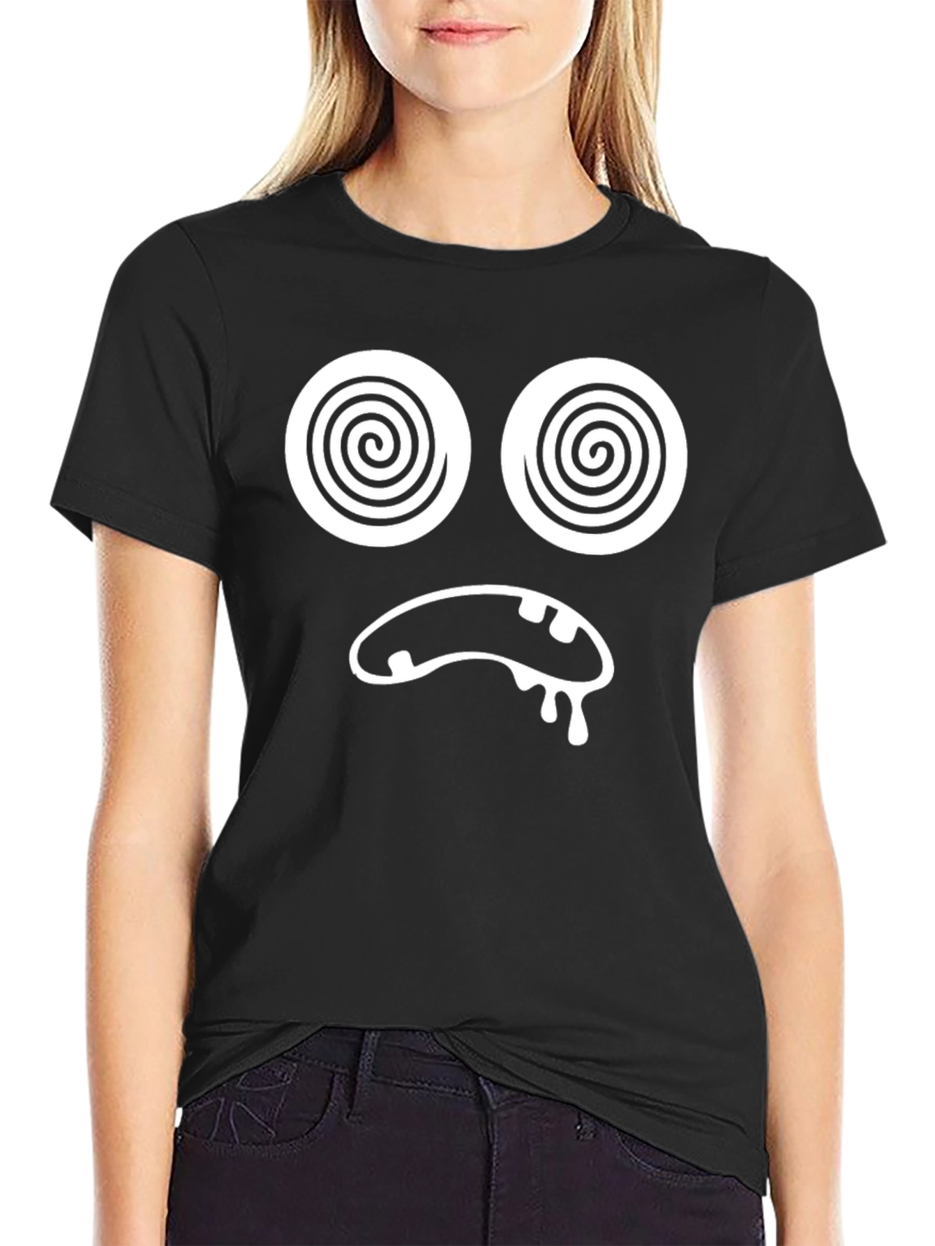 Funny Hypnotized Face T-Shirt - Soft Cotton Tee