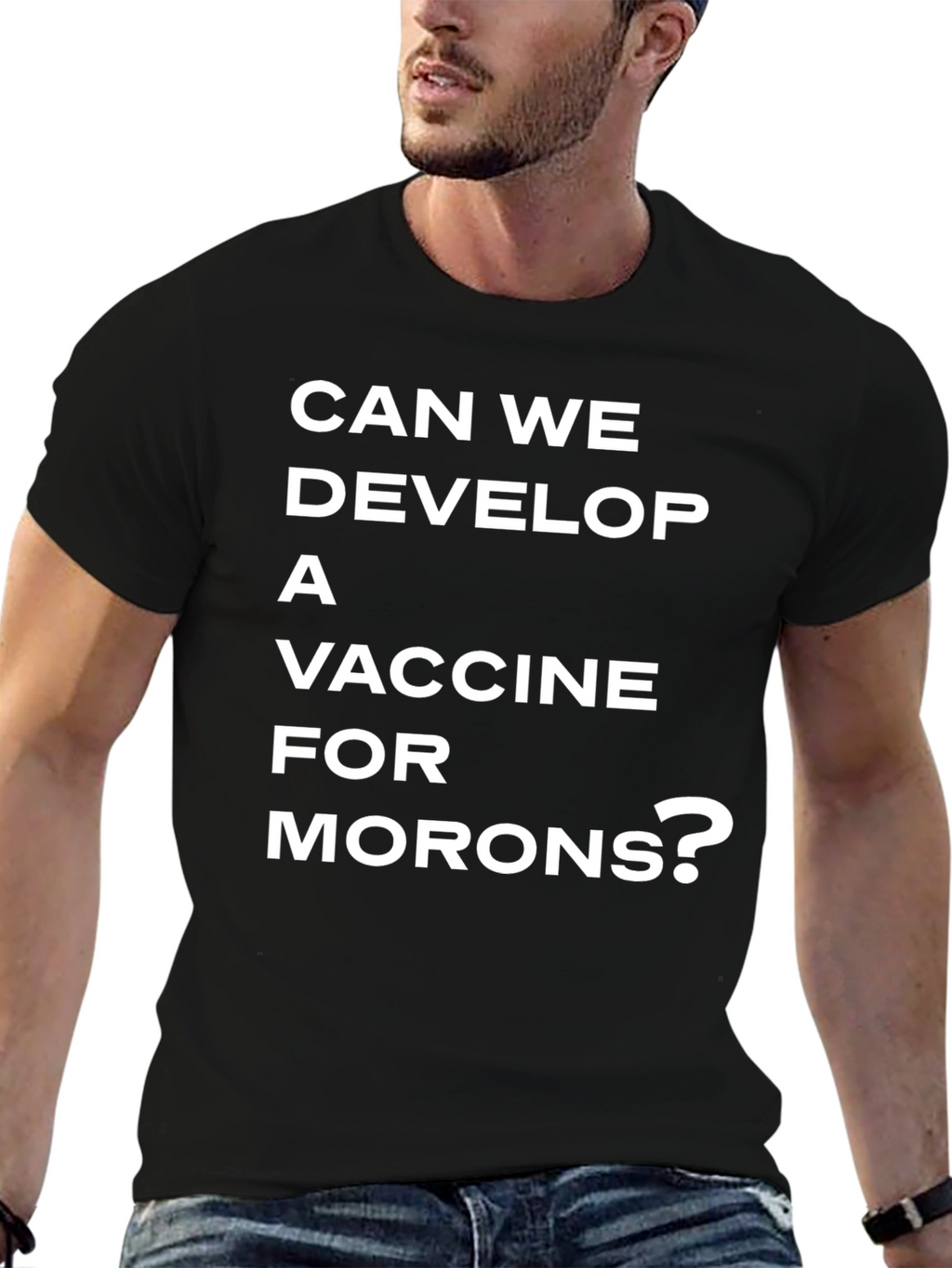 Vaccine for Morons T-Shirt - Sarcastic Tee