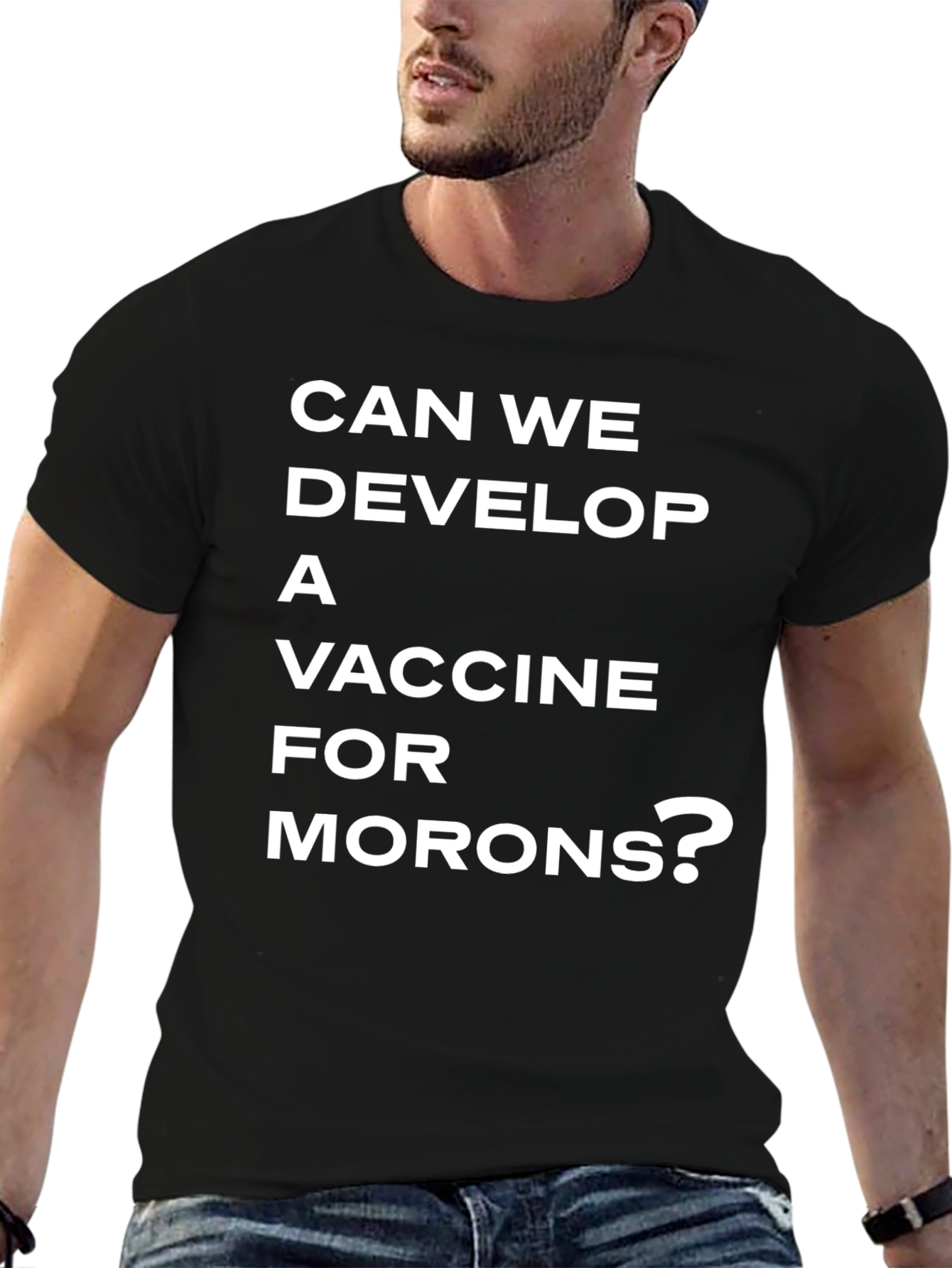 Vaccine for Morons T-Shirt - Sarcastic Tee