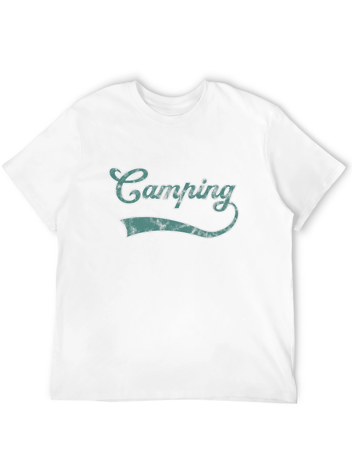 Camping Graphic Tee - Black Short Sleeve Shirt