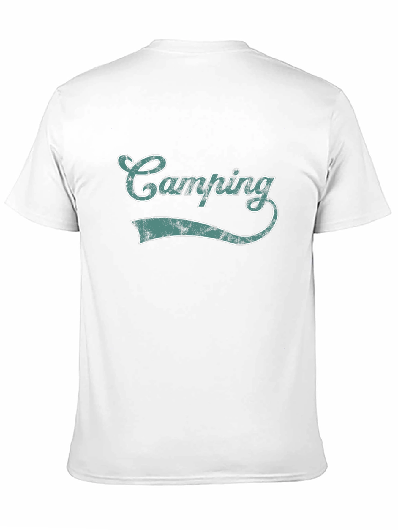 Camping Graphic Tee - Black Short Sleeve Shirt