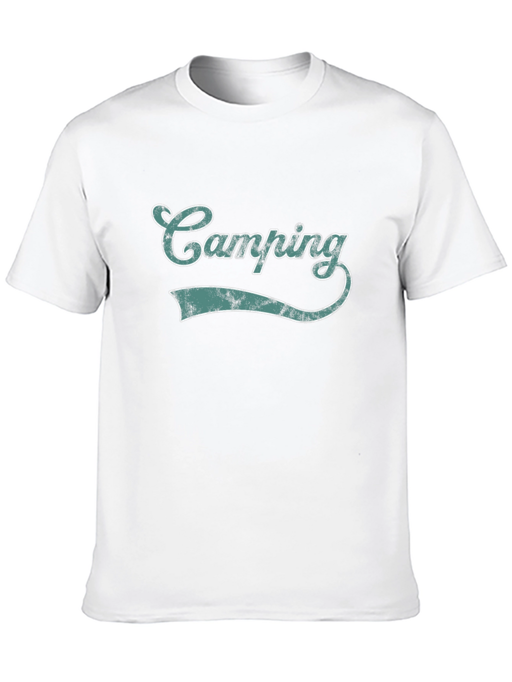 Camping Graphic Tee - Black Short Sleeve Shirt